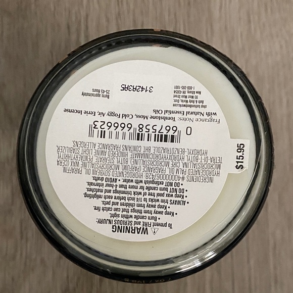 Bath & Body Works Moonlit Graveyard Candle - Black and Blue Design - Picture 5 of 7